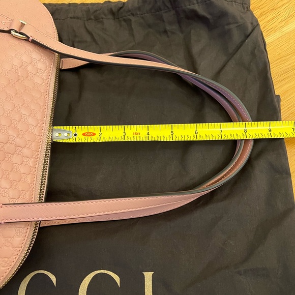 GENUINE, NEW! NEVER USED!! Gucci satchel in dusty pink. - Picture 13 of 15